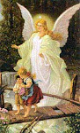 Angle and little girl