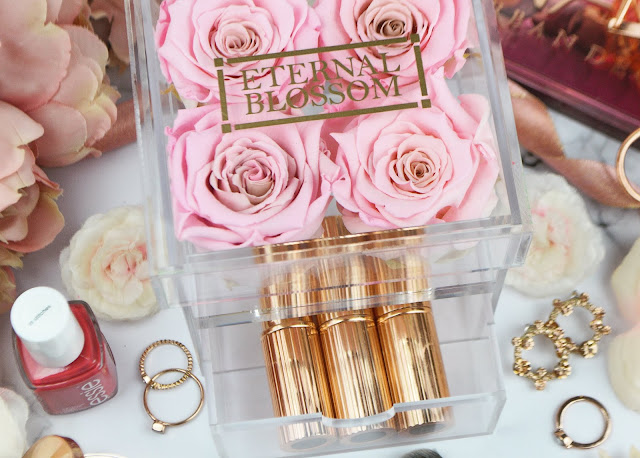 Valentines with Prezzybox - Gift Ideas for Her. 1 Year Roses Makeup Storage Box Review, Lovelaughslipstick Blog