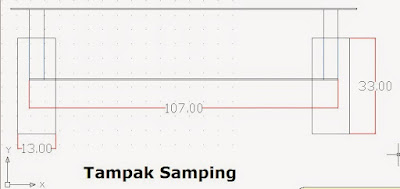 Cara Membuat Meja 2D Di AutoCAD