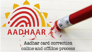 aadhaar correction