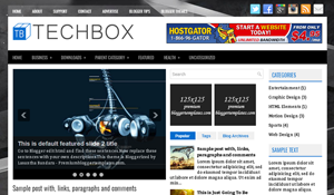 template TechBox Blogger Responsive