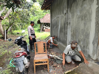 Lewat Sambang Bhabinkamtibmas Sampaikan Pesan-Pesan Kamtibmas