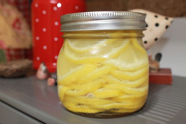 Sweet preserved lemons