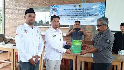 Sunandar Kepala Desa Tamansari Saksikan langsung Hasil Validasi, Finalisasi Serta Penetapan Calon Penerima BLT DD