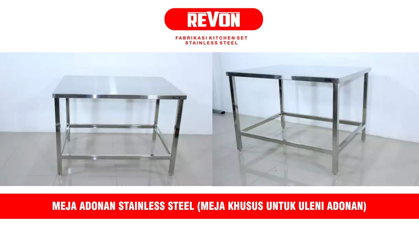  Meja Produksi Roti  Meja  Dough Stainless Steel 