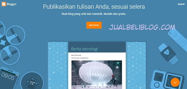 cara membuat blog dengan blogger