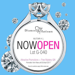 Diamond & Platinum Opening Exclusive Promotion at MyTown Shopping Centre (Valid Till 30 April 2017)