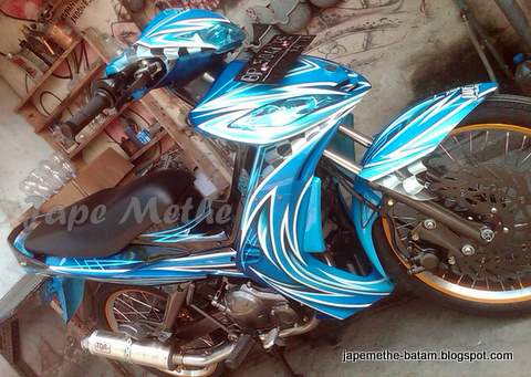 Jape Methe Planet Airbrush: Jupiter MX Blue Max