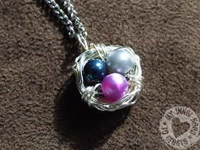 Mother Bird Nest Necklace