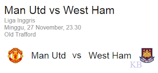 Prediksi Skor Manchester United vs West Ham United , 27 November 2016, Prediksi Manchester United vs West Ham United , 27 November 2016 pict