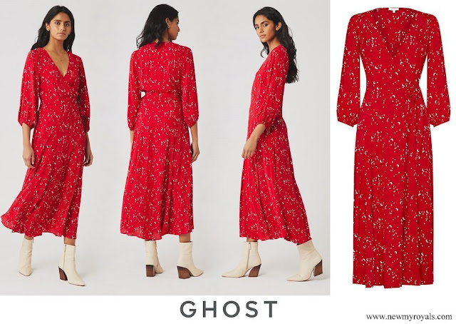 The Countess of Wessex wore Ghost London Aueline Moon Star Print Dress