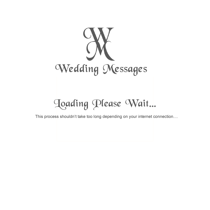 wedding greetings message