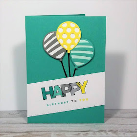 Balloon pop-up card