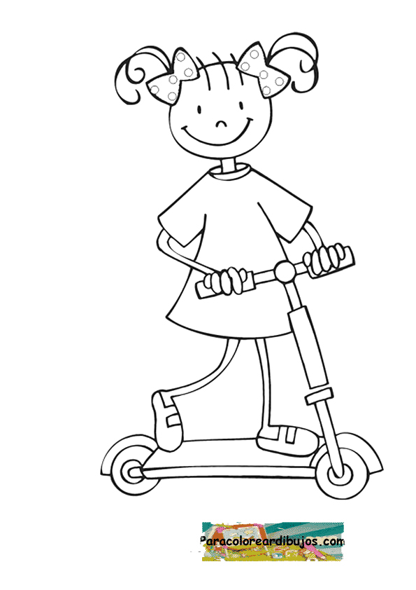 Download Electric Scooter Coloring Pages Coloring Pages