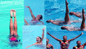 Synchronized swimming sport