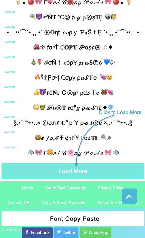 Font Copy And Paste ðŸ™ â‚' ð¹ð'¶ð