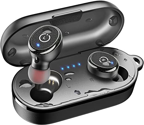 TOZO T10 Bluetooth 5.3 Wireless Earbuds with Wireless Charging Case IPX8 Waterproof Stereo Headphones