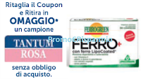 Logo Campioni omaggio FerroGreen e Tantum Rosa: scopri come riceverli gratis