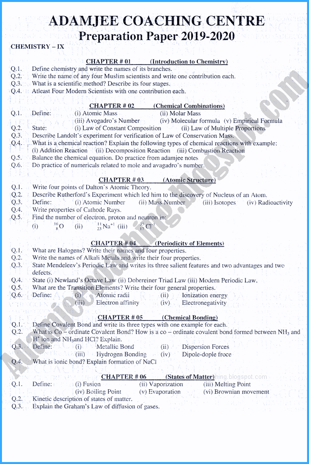 chemistry-9th-adamjee-coaching-guess-paper-2020-science-group