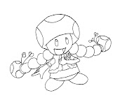 #9 Toadette Coloring Page