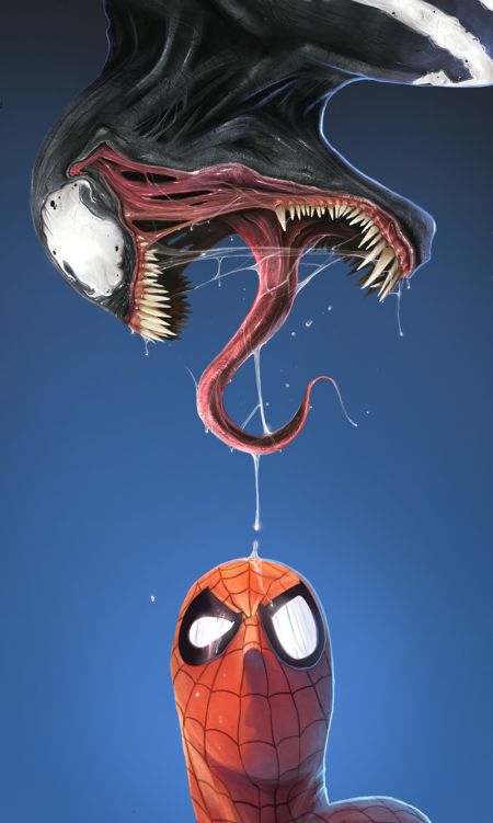 Dan Luvisi deviantart ilustrações digitais fantasia filmes quadrinhos cultura pop O que... Venom