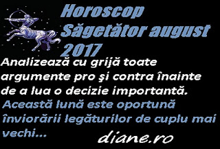 Horoscop august 2017 Săgetător