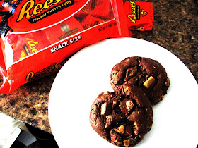 Chocolate Peanut Butter Cup Cookies