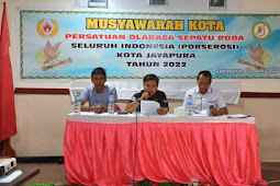 Yonas Randan Bua’ Pimpin Porserosi Kota Jayapura Periode 2022-2026