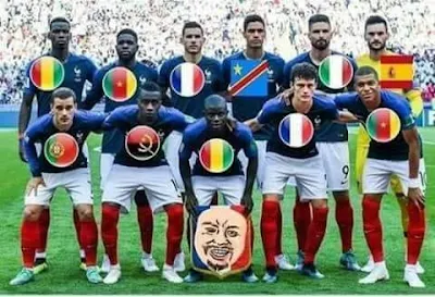 صورة شاهد اصول والجنسيات الحقيقة للاعبين المنتخب الفرنسي 2018  ، View the origins and nationalities of the truth of the players French national team