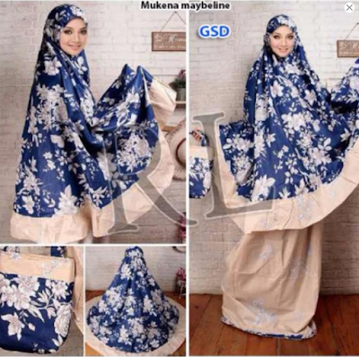 mukena katun jepang maybeline