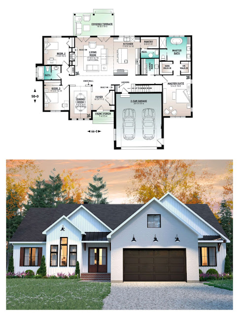 one story house plans with vaulted ceilings