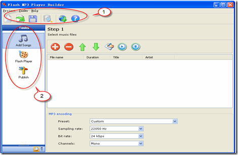 aleo flash mp3 plyer builder