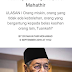 Imbas Kembali: Surat Terbuka Kepada Tun Dr Mahathir