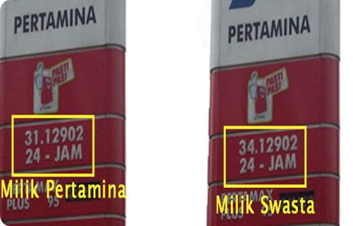 Perbedaan Kode Spbu Punya Pertamina dan Swasta