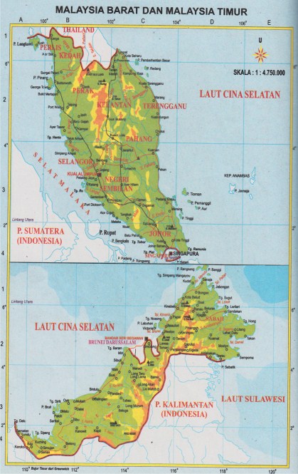 Peta Negara Negara Asean Peta Pembelajaran