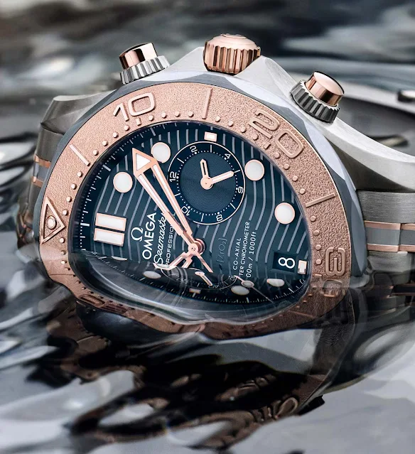 Omega Seamaster Diver 300M Chronograph Titanium, Tantalum and Sedna Gold