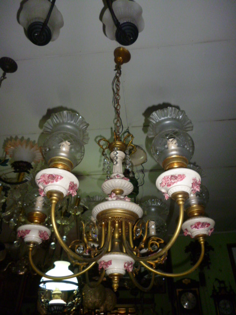 Budy Antiques Gallery Lampu Gantung Eropa Kuno Bahan 