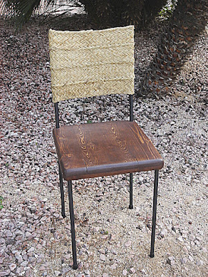 silla de Naturalis Muebles Eco con materiales reciclados y acabados ecológicos