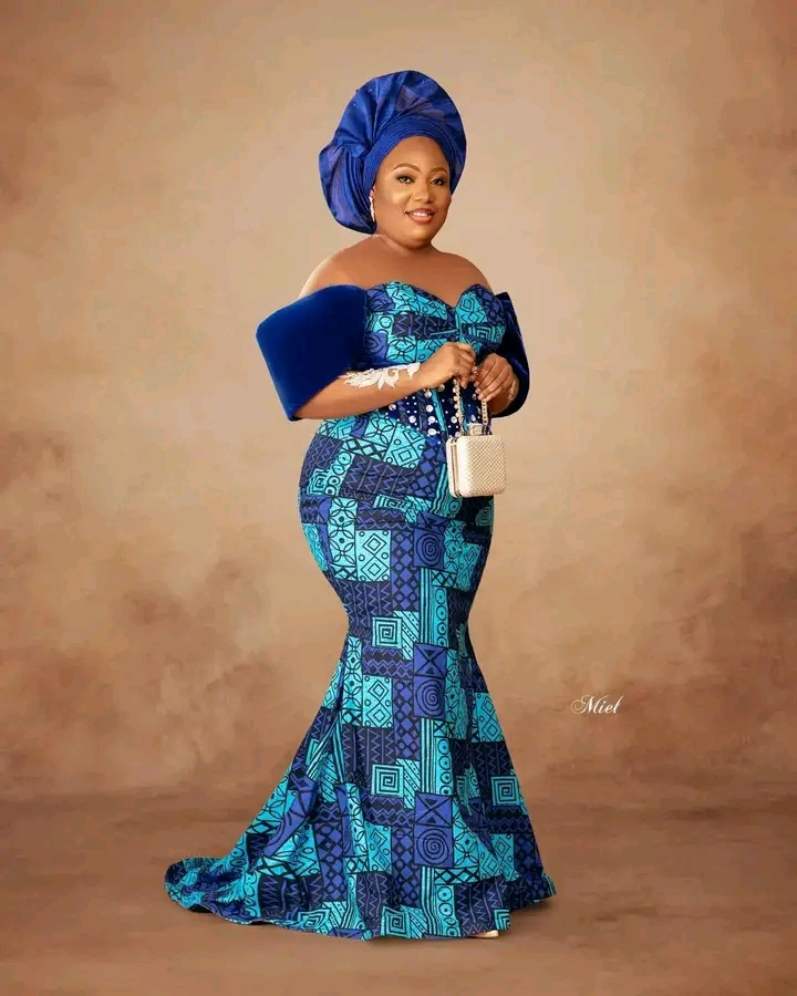 Ankara styles long gowns