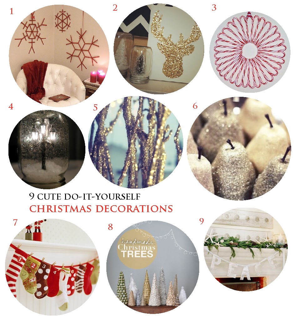 The Luckiest 9 Cute  DIY  Christmas  Decorations 