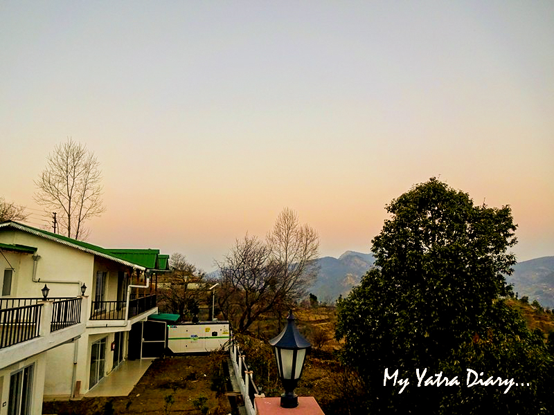 Lovely Sunrise at Rosewood Dhanachuli Retreat, Uttarakhand