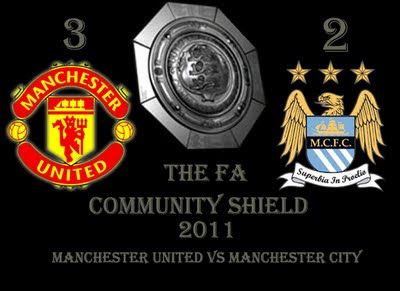 Manchester United vs Manchester City Community Shield 2011
