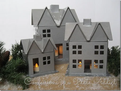 CONFESSIONS OF A PLATE ADDICT Easy Faux Tin House Lanterns