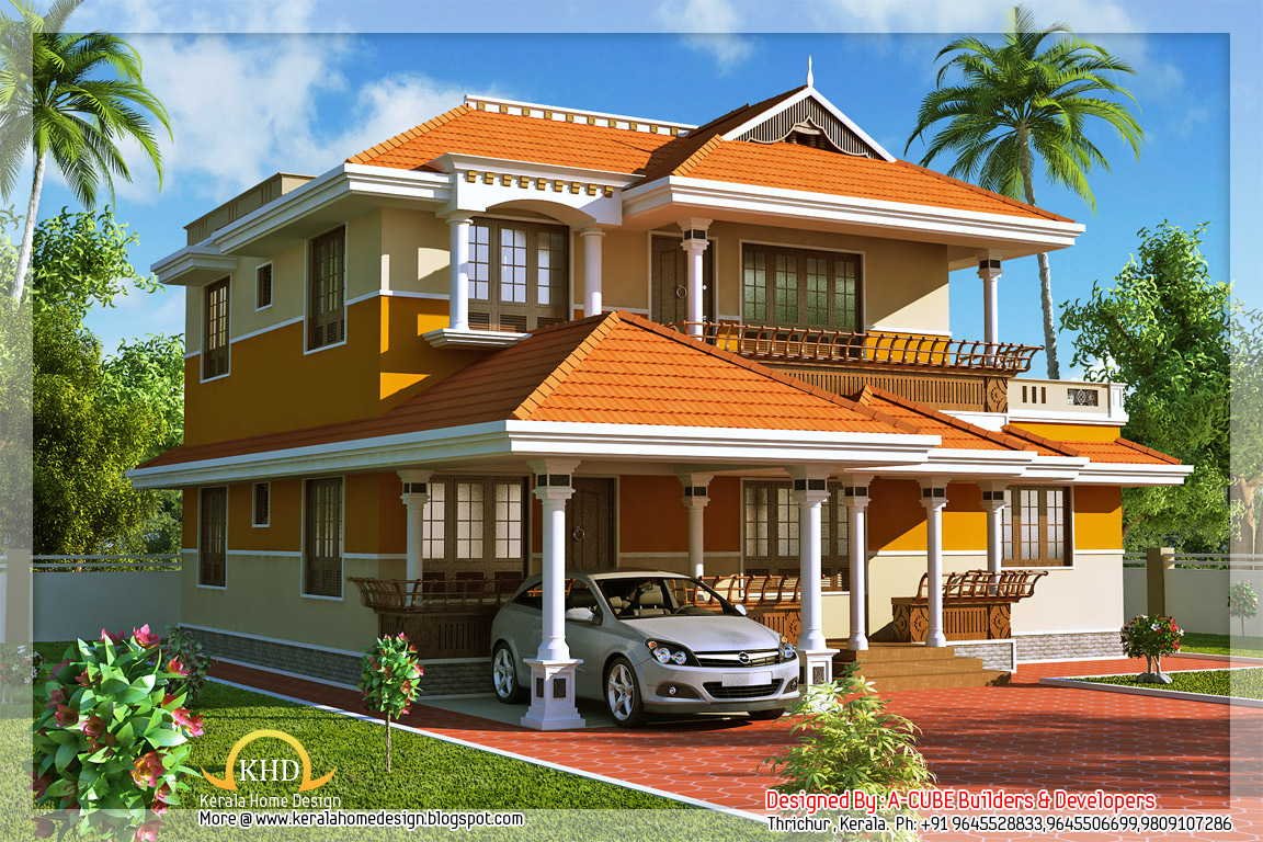 Kerala Style Duplex House 1900 Sq Ft Kerala home 