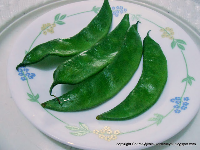 Broad Beans [ Avaraikkai in Tamil ]