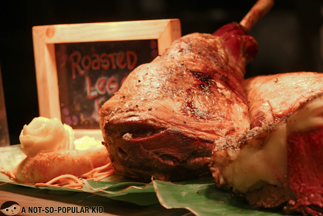 Roasted Leg of Lamb -Vikings Luxury Buffet