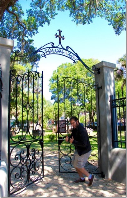 Scott Entering Gate