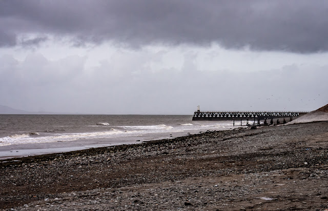 Photo of more grey weather on Maryport beach on Sunday morning