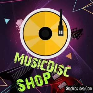 Music Disc Shop Logo