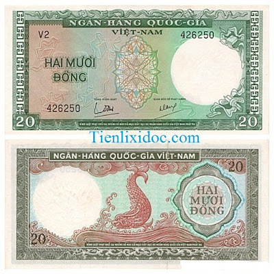20 đồng việt nam cộng hòa 1964